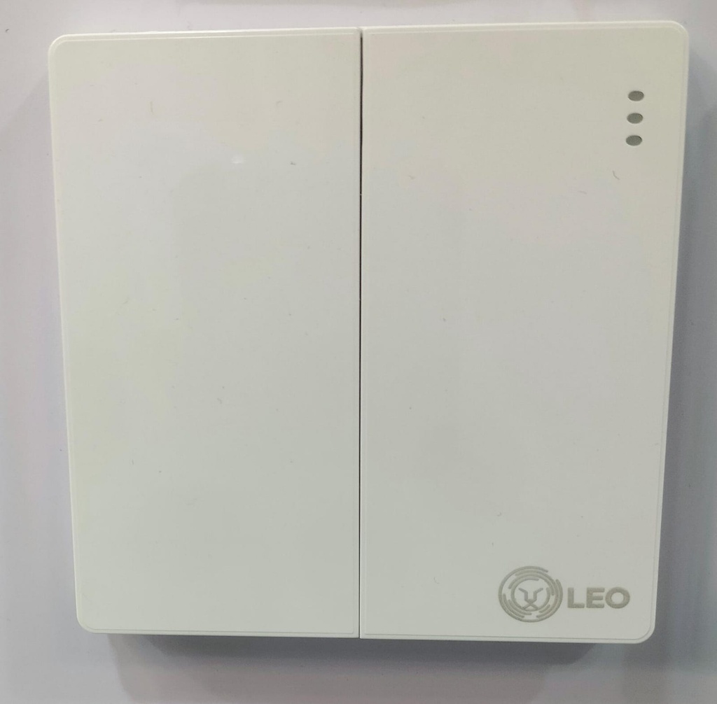 Switch - 2gang 1way D1003 86x86mm 16A250V