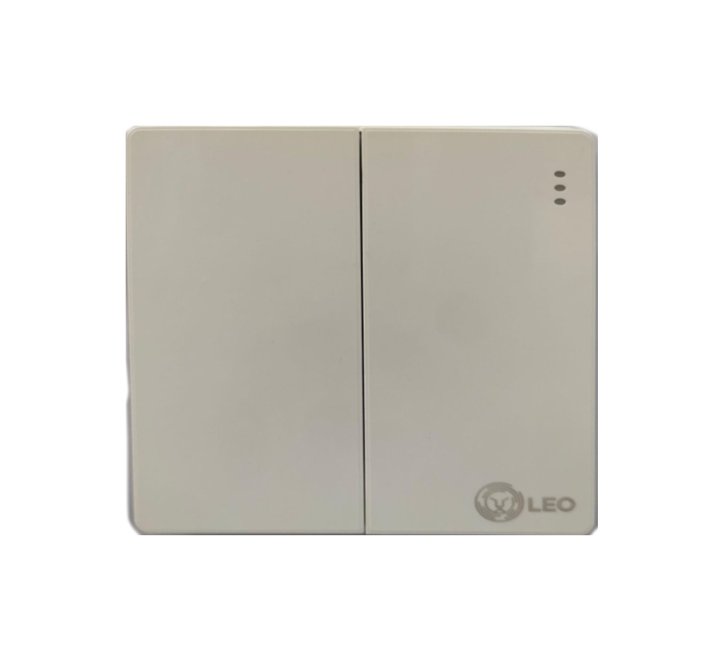 Switch - 2gang 2way D1004 86x86mm 16A250V, grey color