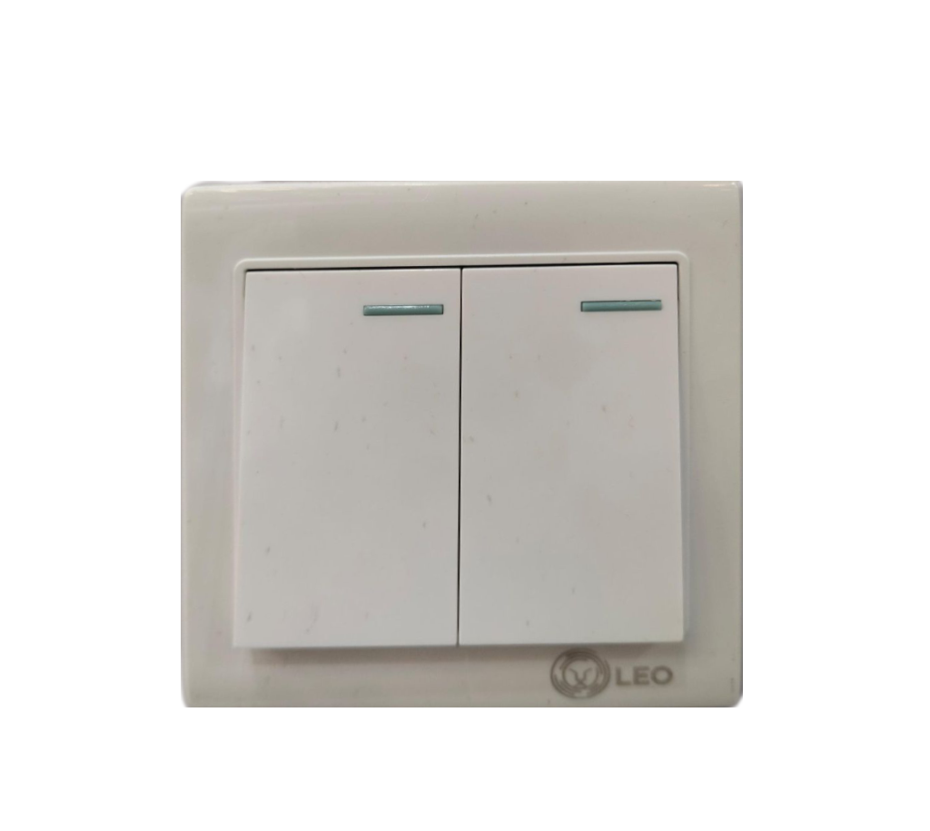 Switch - 2gang 2way LK4004 (86x86mm) 10A250V
