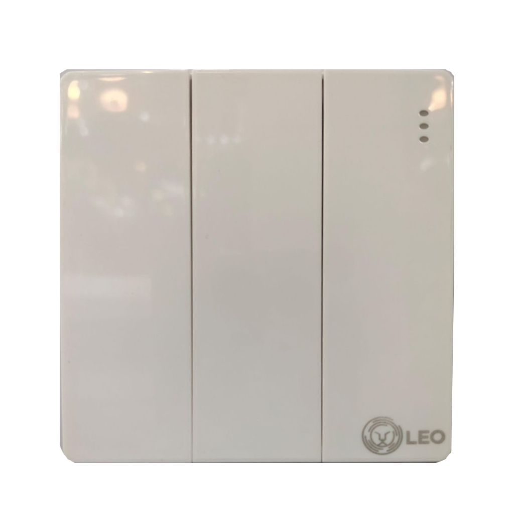 Switch - 3gang 1way D1005 86x86mm 16A250V