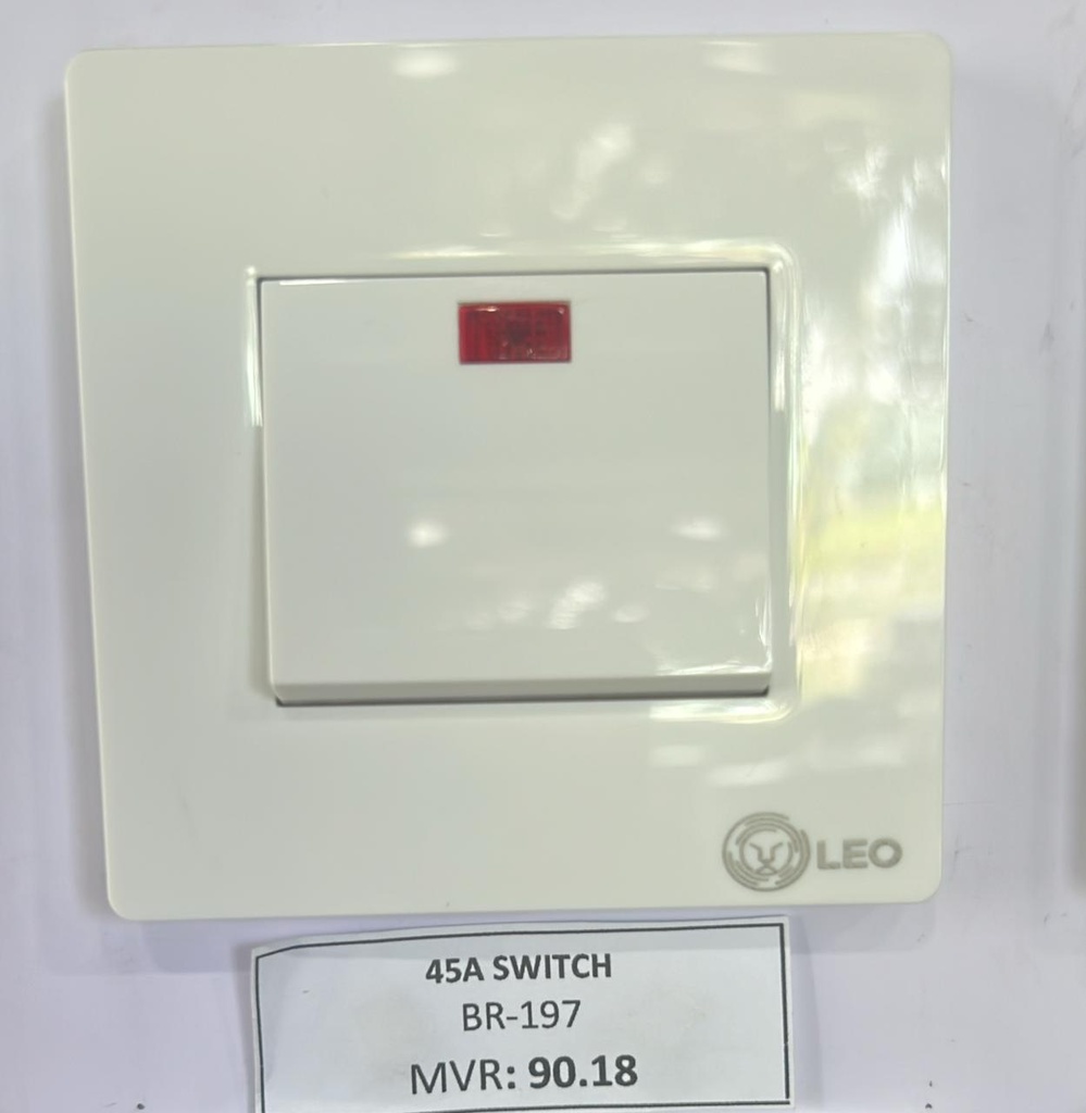 Switch - 45A switch D1061 ,86x86mm 45A 250V