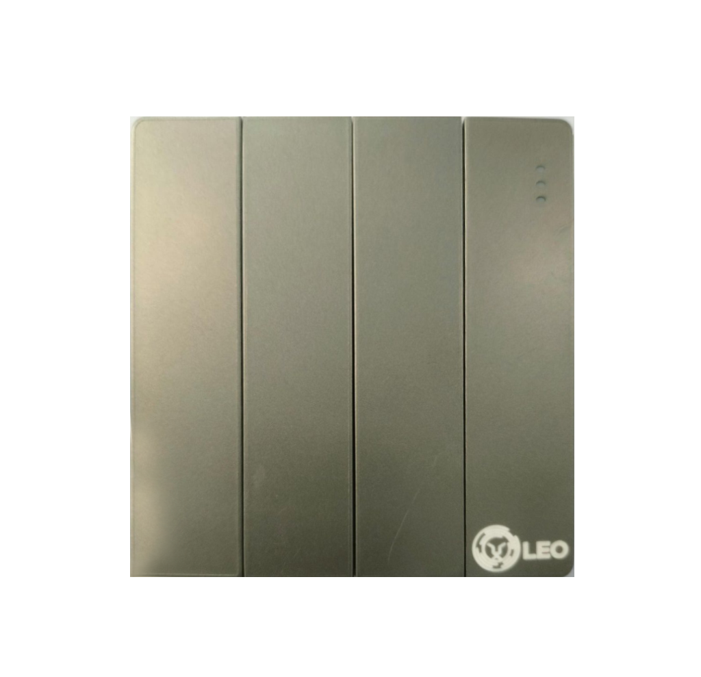 Switch - 4gang 1way 86x86mm D2007 ,16A250V