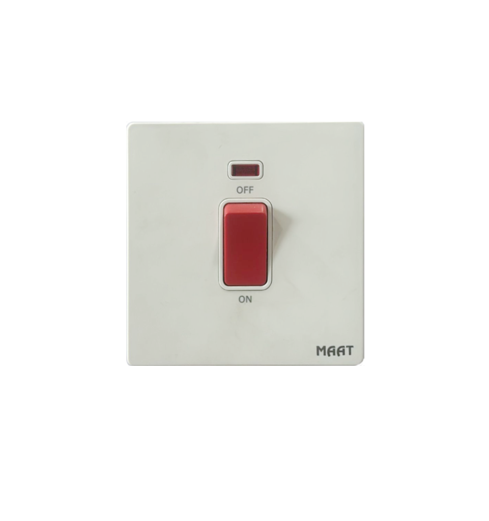 20A DP SWITCH SOCKET  WHITE
 Box Code: Z405