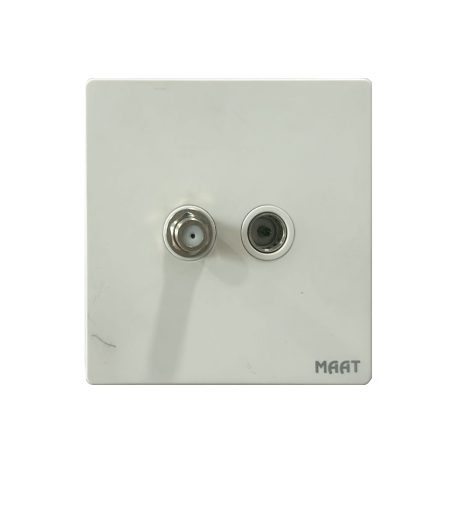 2 GANG SAT &TV SOCKET WHITE
Box Code: MET-Q5WXTV/BLTV