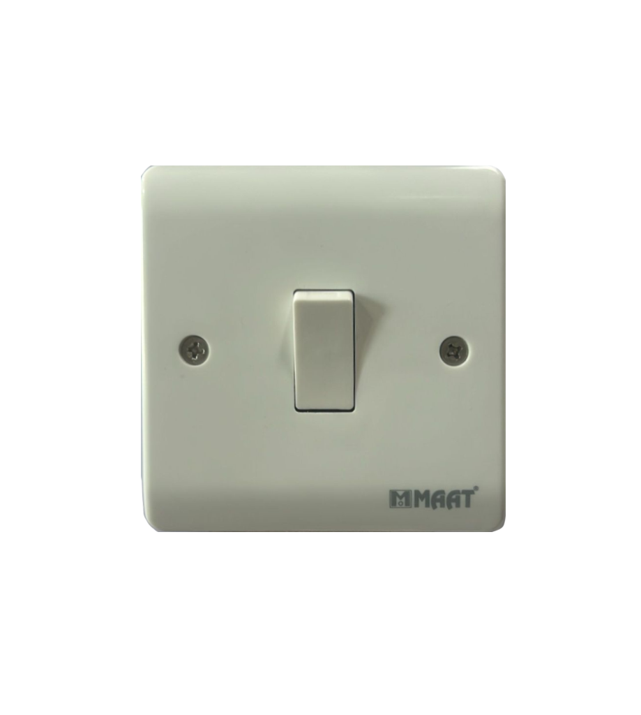 1 GANG 1 WAY SWITCH WHITE 
 Box Code: Z301