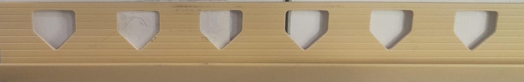 PVC Corner Trim 0.8 x 200cm, Beige