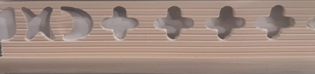 PVC Corner Trim 0.8 x 200cm, Cream