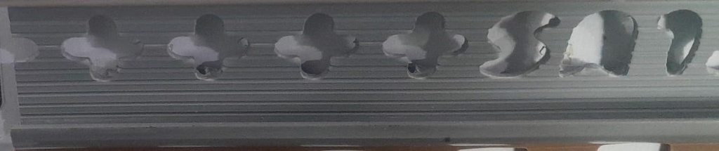 PVC Corner Trim 0.8 x 200cm, Gray Fire