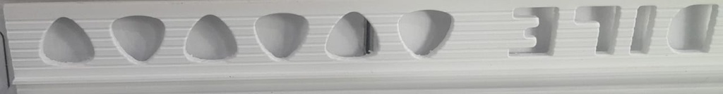 PVC Corner Trim 1.3 x 200cm, Pearl White