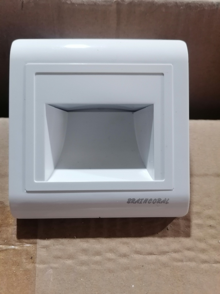 Foot Light - With Sensor, AC220V/50HZ,  Power 0.8W, White  MRT203-M50G 86X89mm  17RMB  sensor Tempered  glass