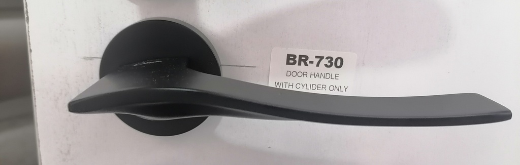 Door Lock - Black - Colado (Round)