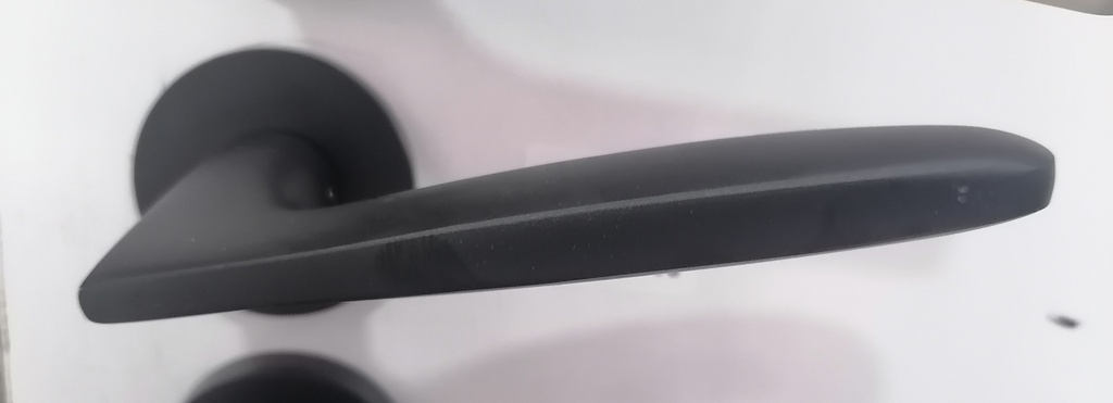 Door Lock - Colors: BlackAluminum + copper