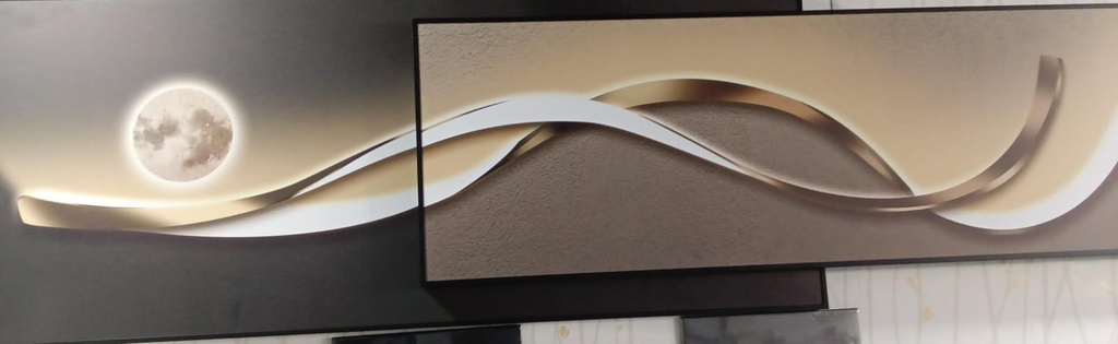 Painting Canvas - Aluminum Frame, LTY-228 42*100 + 32*100 (L:150mm)