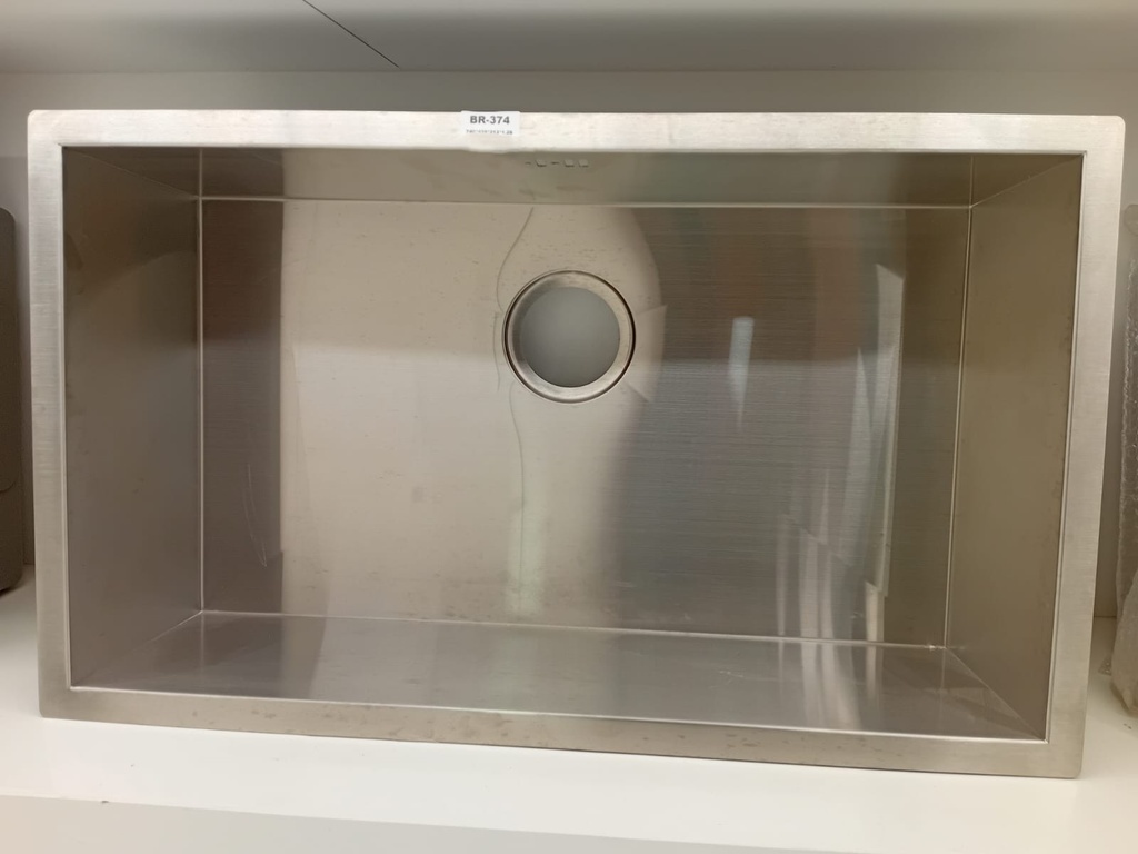 47700301BN#, Square single sink, brush nickel, 740*439*213*1.2S