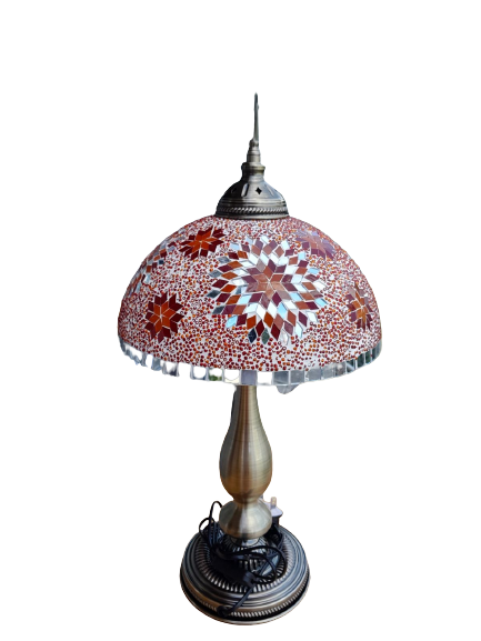 "TK-00201002111D#, Lamp
Size: H60* W30cm Lampshade: glass"