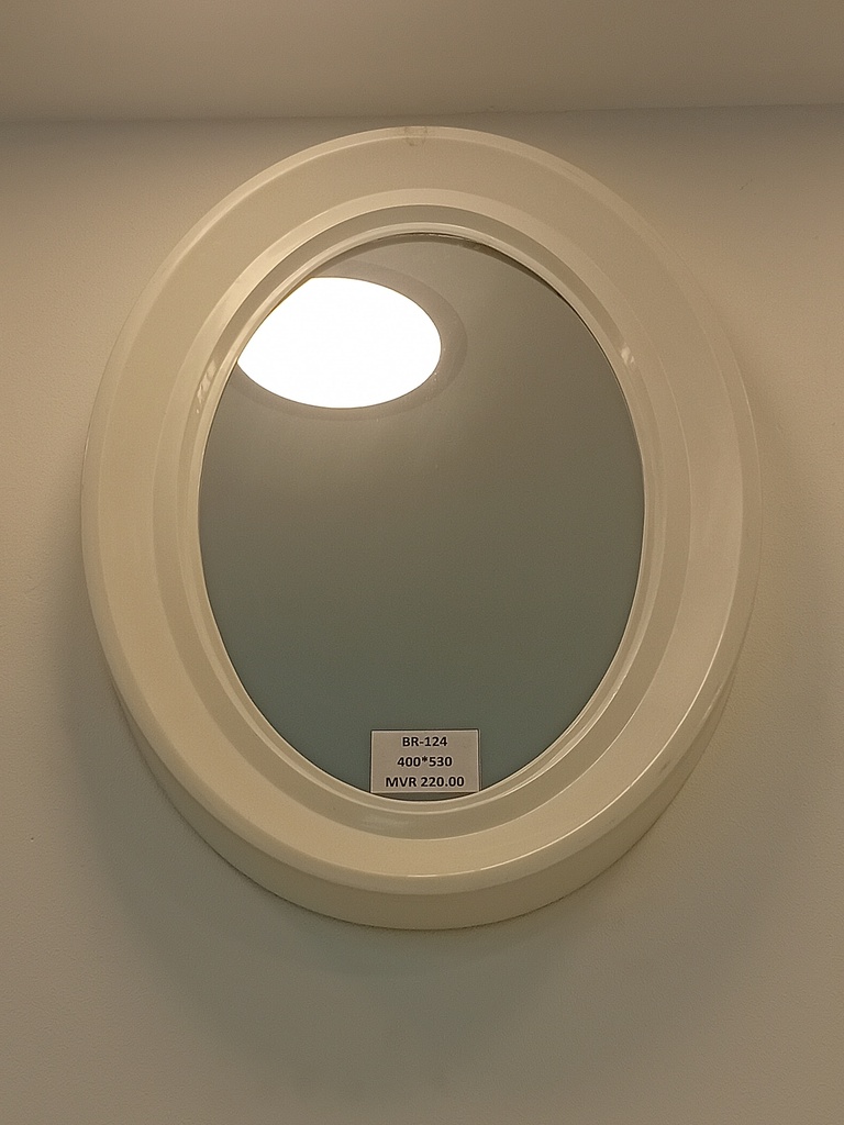 MIRROR OVAL PCV (BRAND: PAK)