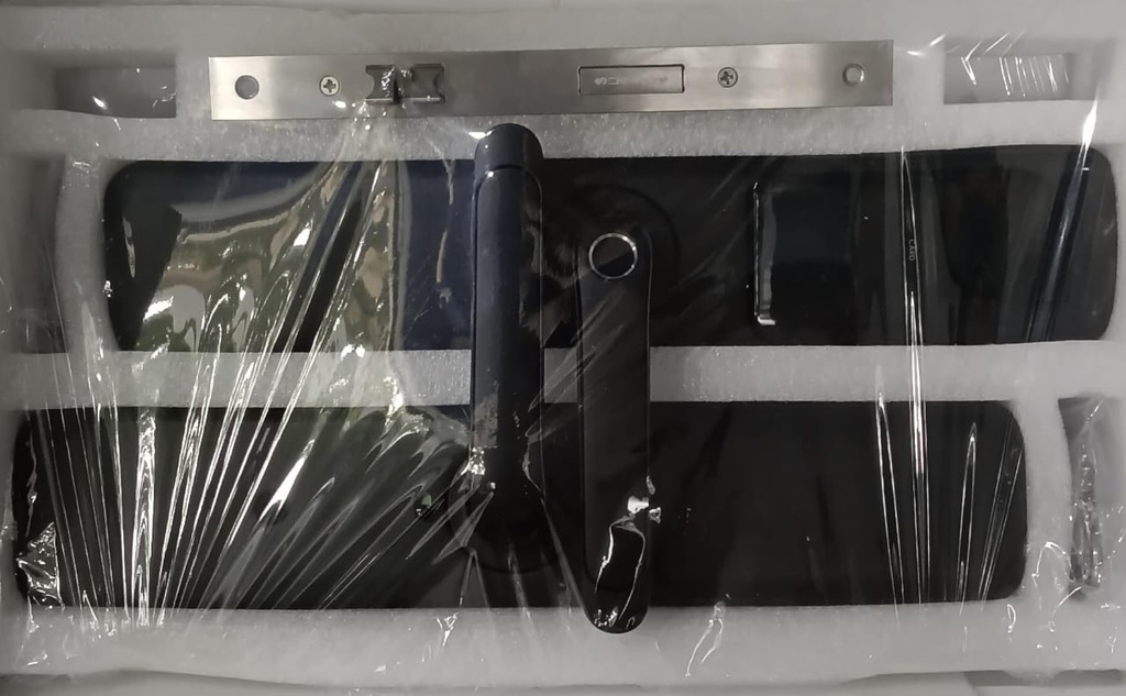 Modern Door Lock 2-Door thickness ：35~65MM Do IP55 waterproof version (TT lock, Finger print, Pin codes, Card, Mechanical Key) - Silver