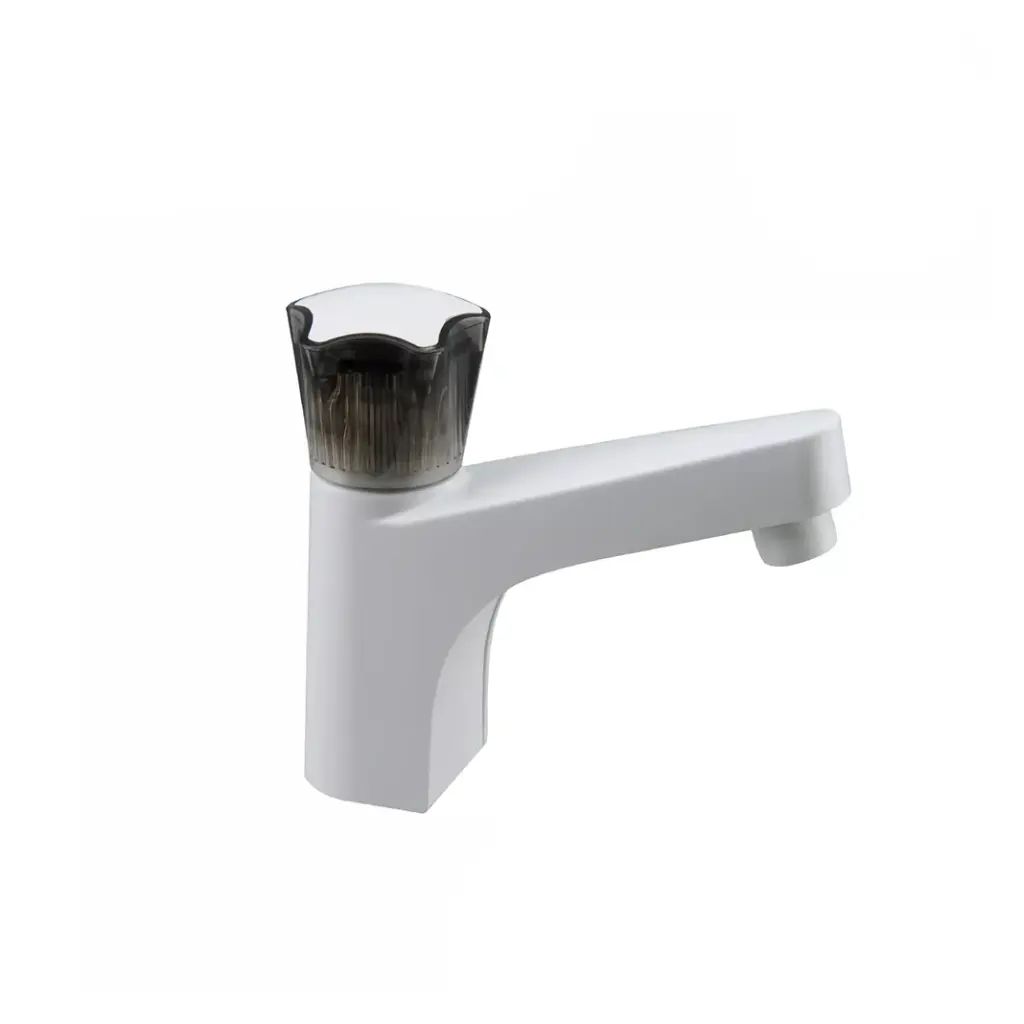 Watertec -Pillar Basin Tap R601 B Roma Chrome White