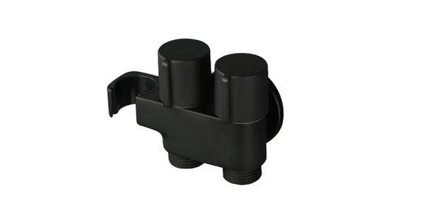 Shower Bracket Material :Brass - 80771B - Black
