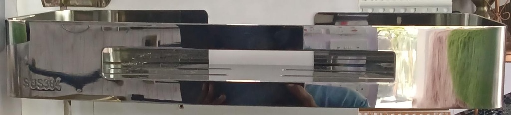 Shampoo holder，SS304,size:300*125mm,chrome color-polished finish, 08-1-304
