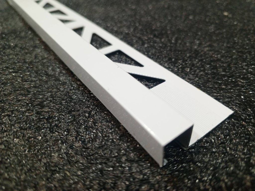 Tile trim Powder  coating white TYA372