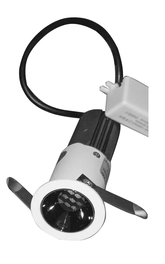 LED：CREE Power:5W CCT: 2000K C.R.I:  90Ra Size：Ф34*H80mm Cutting：Ф30mm JY-2312 - White