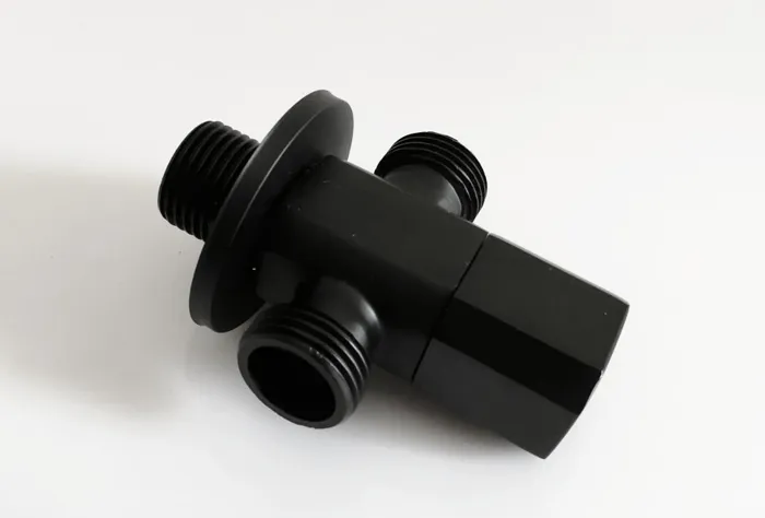 Angle Valve, brass material,Black color, 000001-2B#,