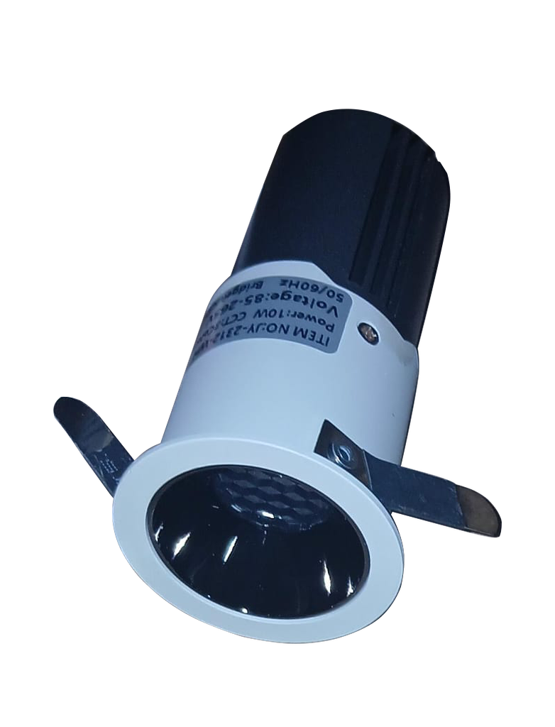 LED：BRIDGELUX  Power:10W CCT: 3 COLORS  Size：Ф44*H90mm Cutting：Ф40mm JY-2312 CCT2700k/4000k C.R.I:  90Ra - White