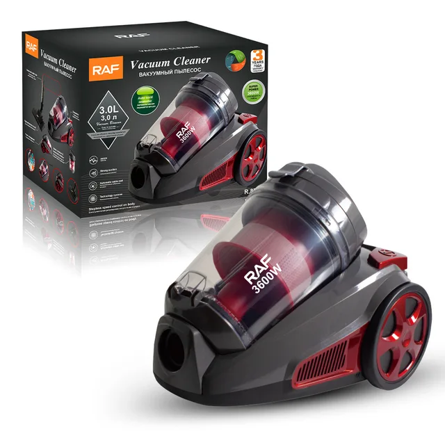 RAF brand, vacuum cleaner, R.8703# Rated power: 3600w, Color: red"