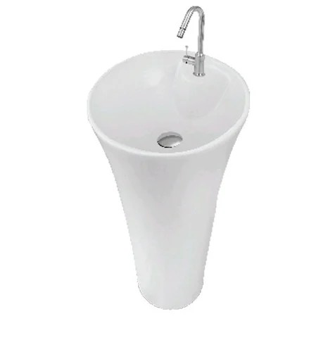 306#, Art Basin, white color, 455x455x870mm, AA class