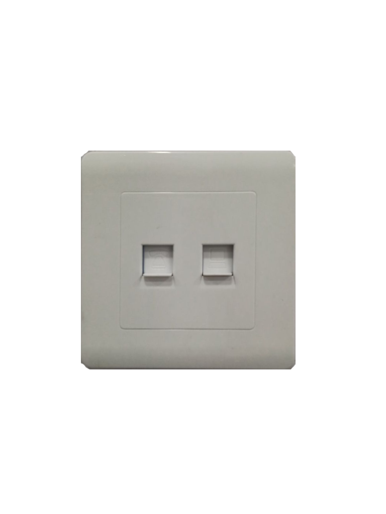 C50-066#: Tel, computer socket white color