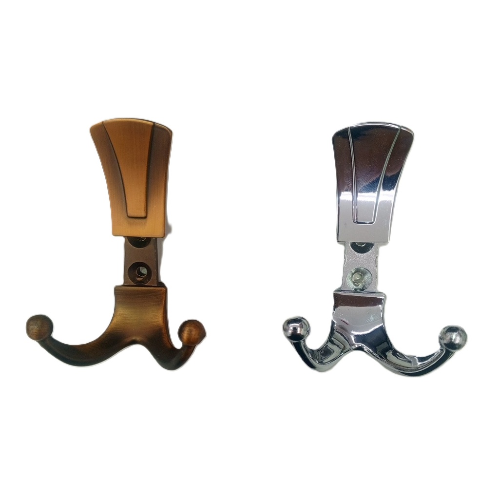 Wall Hook Double A-133# zinc alloy, 7409