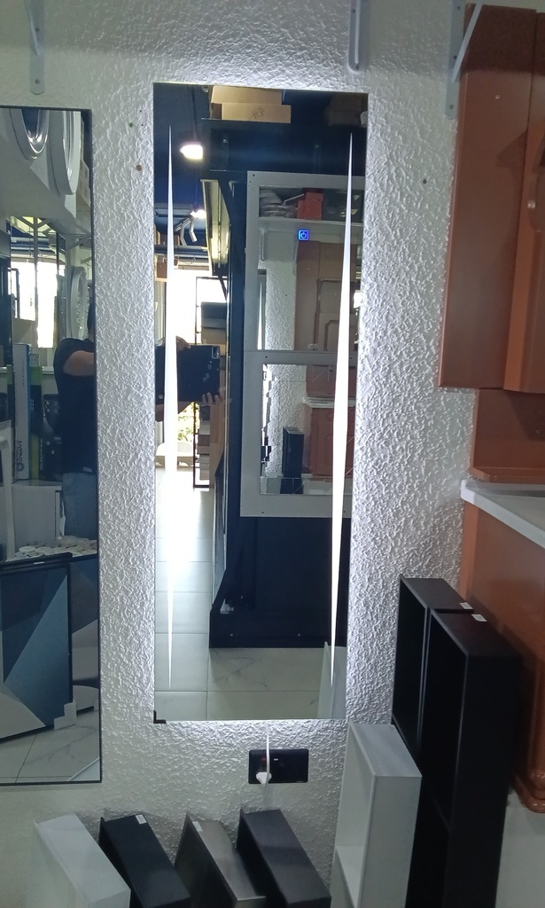Cabinet Set LED Mirror, Touch switch only, Vertical Hang Box Code MR-1164