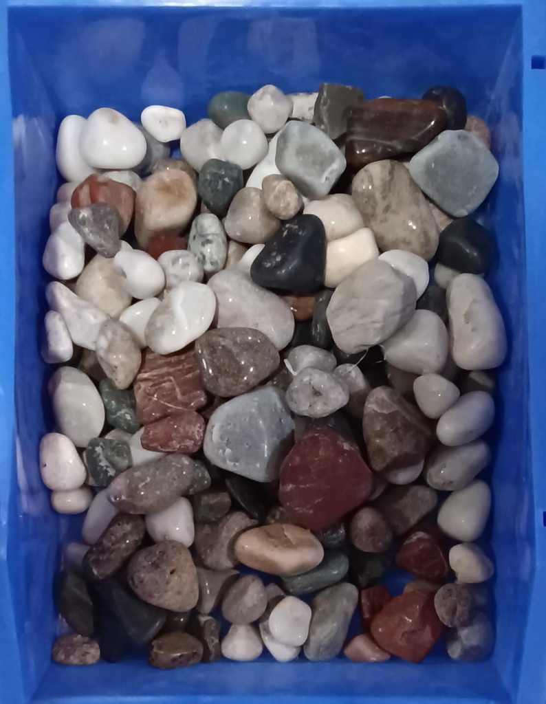 Green & Brown Mixex Pebbles