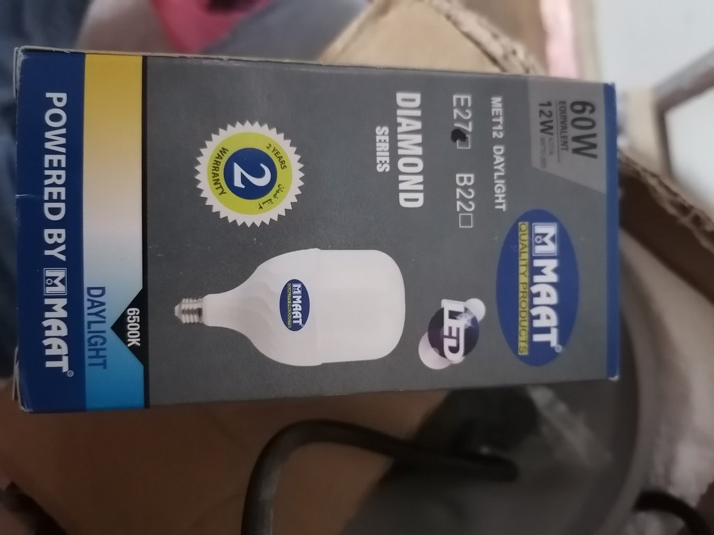 Bulk Head Bulb - MAAT 60W - E27  LT-TB-001 - Diamond