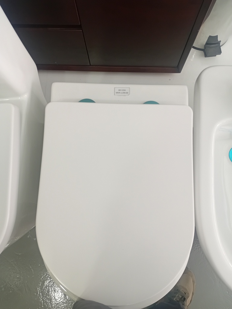 LE-3380 Floor Standing System, Rimless, Size 560*360*400mm, P-Trap - 180mm