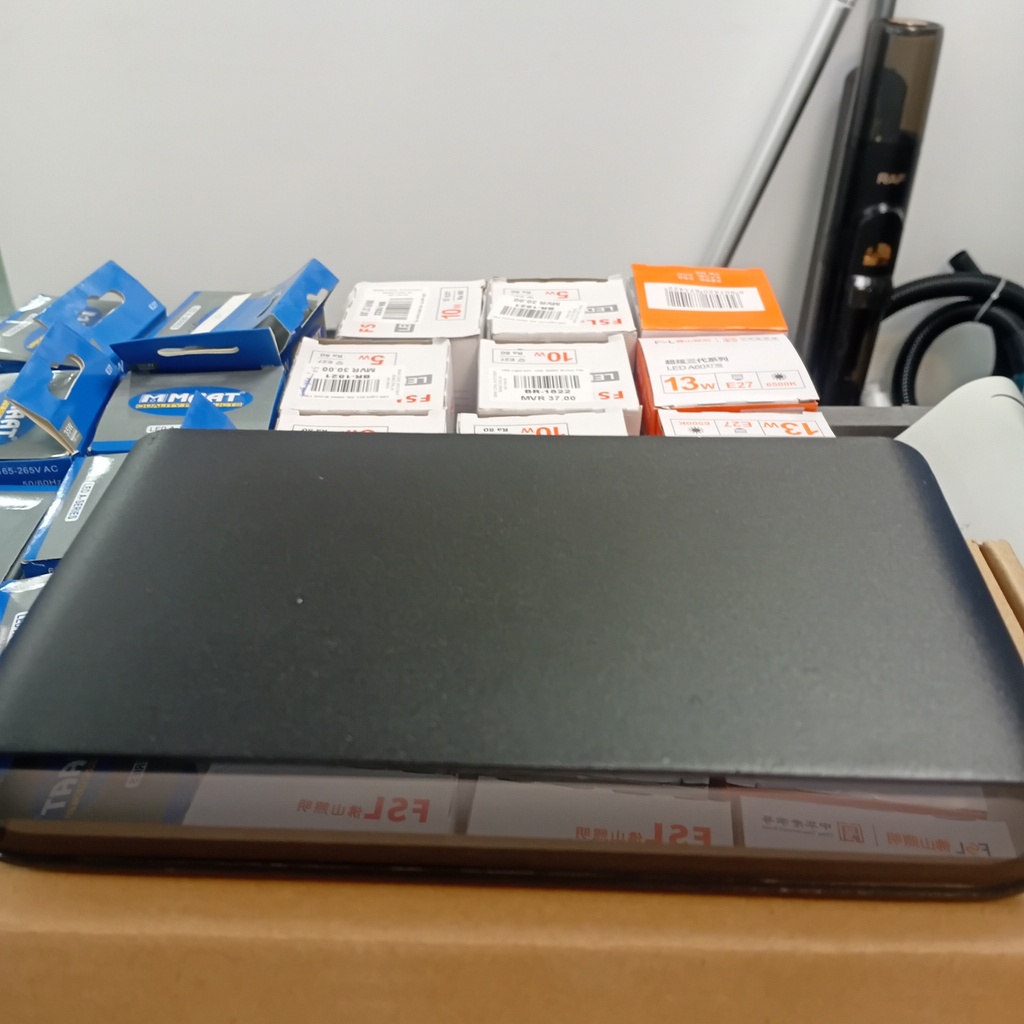 Outdoor light 1001-2#, 12W, 3000K, AC85-265V, Aluminium+Glass, 17.5*9*2.8cm, Black 