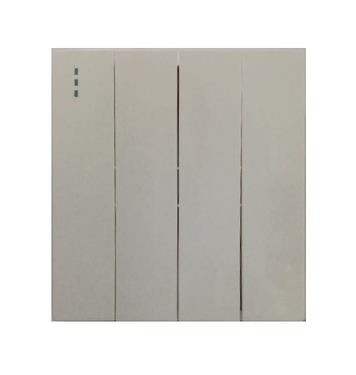 Switch, 4gang2way, white color 86x86mm I 0A250V