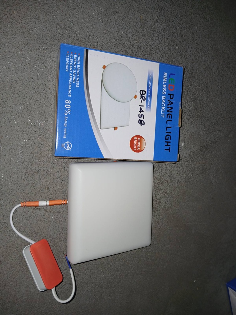 Ceiling Light - Square, Power: 18, 120*120mm, 165-265V, White, WSA05DAL0025