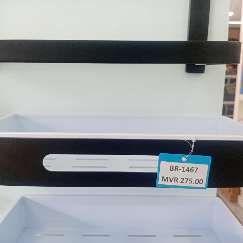 Bathroom Basket - SS, Chrome, AB872 BLK