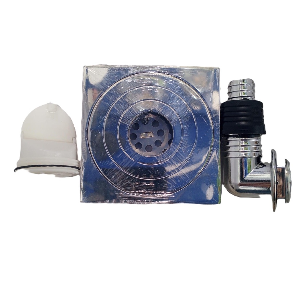 Floor Drain, SS, Black