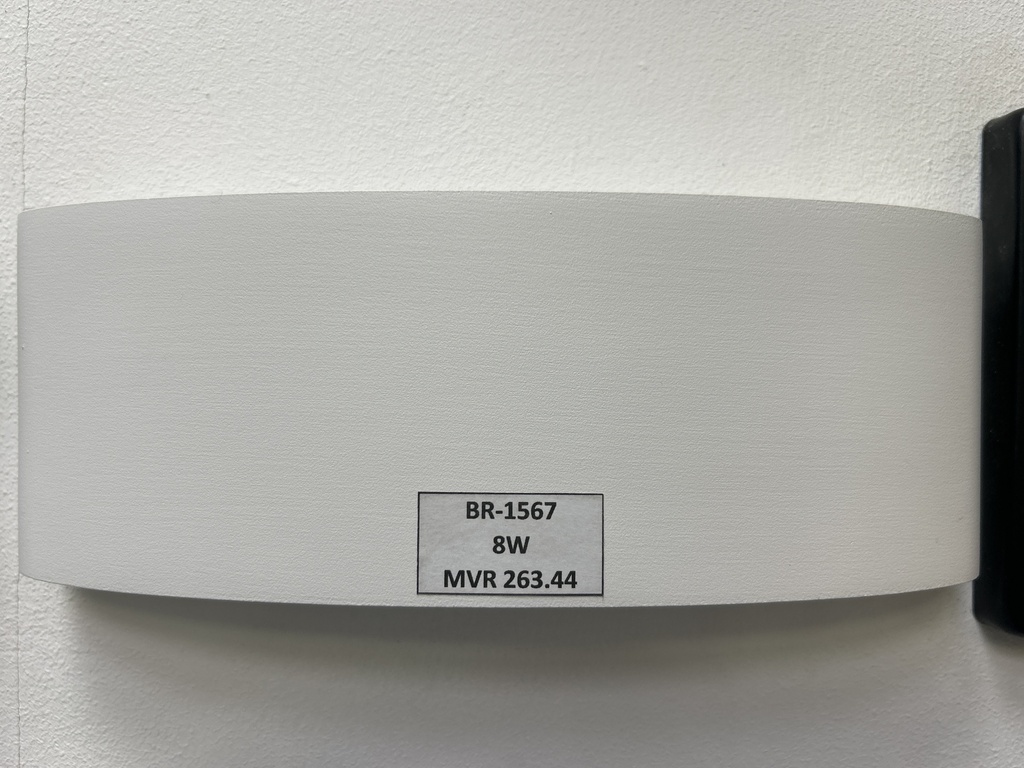 Outdoor light 1042-8#, 8W, 3000K, AC85-265V, Aluminium+PS lens, 220*80*45mm, White