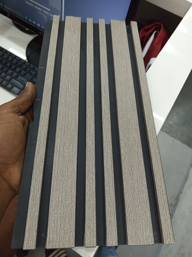 WPC Wall Panel, CTWPC-16514, Black core (Fresh Raw Material) - 158*13*2900 - WT089