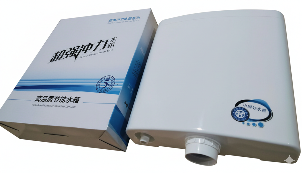 Toilet Flush Tank, 6003#, 370 x 120 x 360mm
