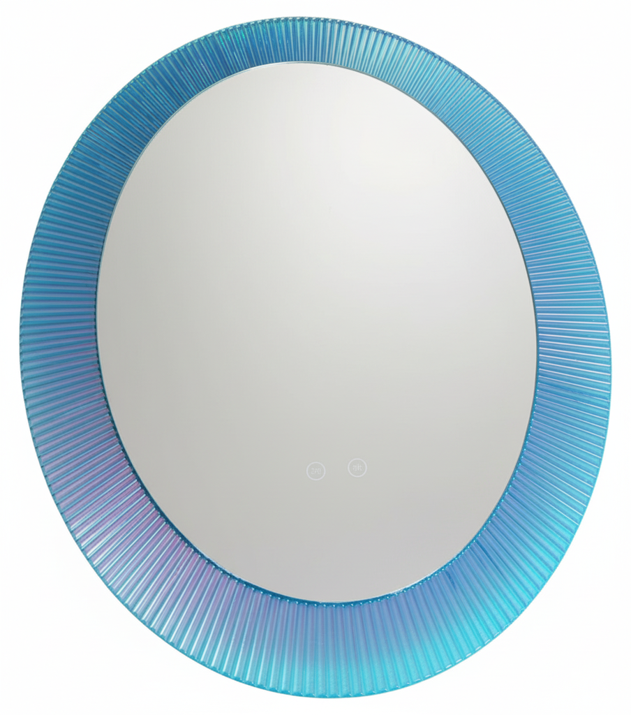 Smart Mirror, 02E22, 600*800MM, 3 Color Light Demist Function, Touch Switch, Acrylic Frame, Water proof