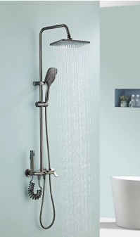 Shower Set 3005 Grey, 4-Functions