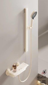 Shower Set 3019 White, 2-Functions Shower Mixer