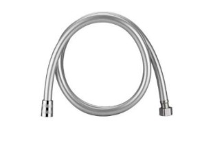 Shower Hose 1.5m PVC Silver 