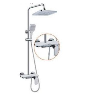 Shower Set H9108 (3-functions) Copper body, SS Pipe 1.5m ABS Hand & Headshower