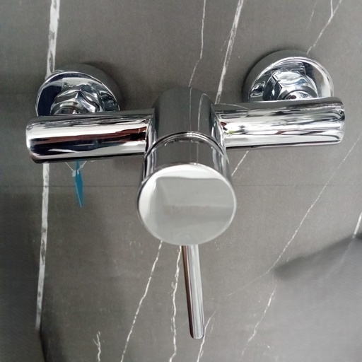 [BR-681] 1330A0CH#, Bath mixer, chrome, Brass connector and flange cup